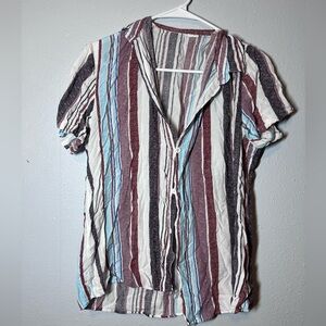 5/$25 Striped Button Down Shirt